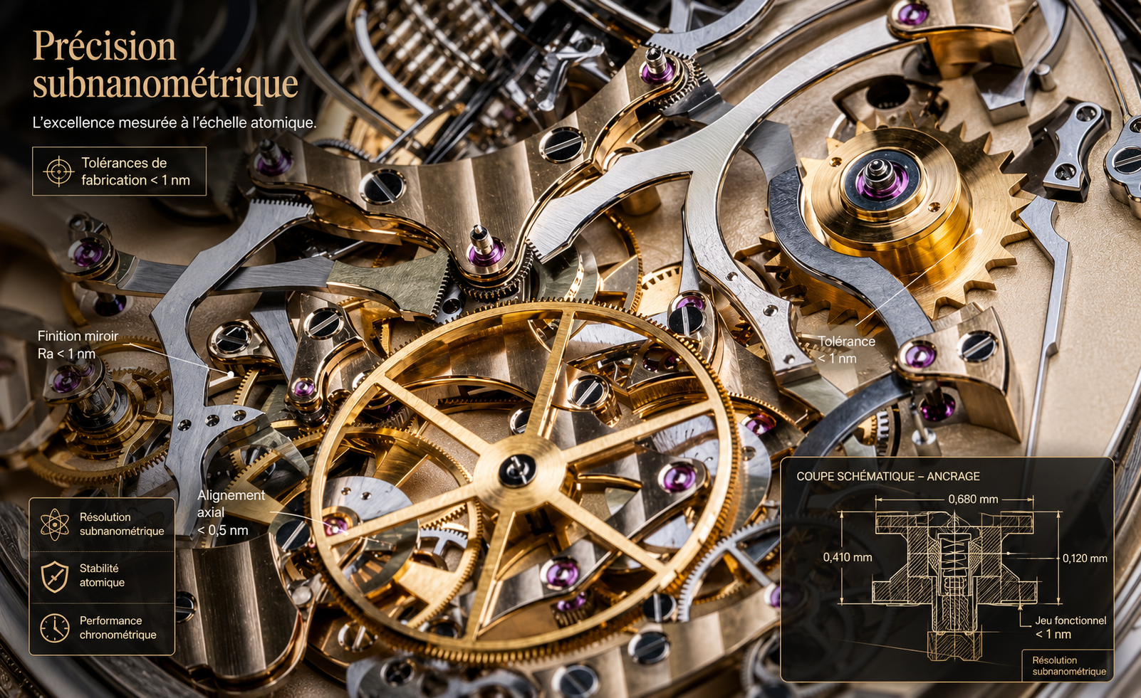 Mouvement de montre mécanique