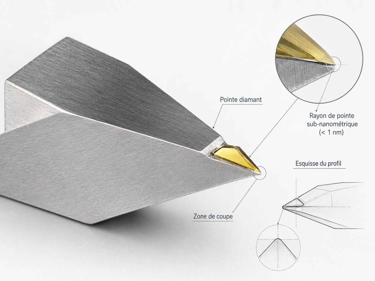 Machine d'usinage à l'outil diamant